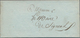 Delcampe - Frankreich - Vorphilatelie: 1821/22 5 Folded Letters From A Correspondence Of Neuf Château (Vosges), - 1792-1815: Départements Conquis