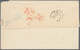 Frankreich: 1851, Folded Letter (without Text) From Paris To Madrid With Red Double Cancel "PARIS FR - Other & Unclassified