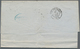 Frankreich: 1853, Ceres 1fr. Carmine In Combination With Presidence 10c. Bistre Horizontal Strip Of - Sonstige & Ohne Zuordnung