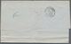 Frankreich: 1853, Ceres 1fr. Carmine In Combination With Presidence 10c. Bistre Horizontal Strip Of - Andere & Zonder Classificatie