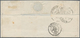 Frankreich: 1853, 20 C Blue On Bluish, Type I, Left And Top Margin With "Clamecy" Perforation, Tied - Andere & Zonder Classificatie