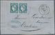 Frankreich: 1870, Bordeaux Issue, 20c. Blue, Type I, Report 1, Horizontal Pair Of Fresh Colour And F - Andere & Zonder Classificatie