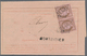 Frankreich: 1874, 10 C Ceres In Horizontal Pair (cease) Oblit. By GC "2445" And Straight Line "MONTD - Sonstige & Ohne Zuordnung