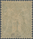 Frankreich: 1876, Allegory 1fr. Olive On Pale Yellow In Type I Mint Lightly Hinged With Diagonal Ben - Sonstige & Ohne Zuordnung