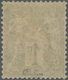 Frankreich: 1876, Allegory 1fr. Olive On Pale Yellow In Type I Mint Lightly Hinged With Diagonal Ben - Other & Unclassified