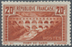 Frankreich: 1929, Postage Stamps: Buildings, 20 Fr. Reddish Brown, Mint, Photo-certificate Dreyfus ( - Sonstige & Ohne Zuordnung