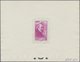 Frankreich: 1939, 2,25 F Bright Lilac, Cezanne, Imperforated Color Proof On Card With Manuscript Des - Sonstige & Ohne Zuordnung
