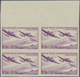 Frankreich: 1942, Victims Of Aerial Warfare, 1.50fr.+3.50fr. Purple, IMPERFORATE Top Marginal Block - Sonstige & Ohne Zuordnung