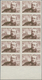 Frankreich: 1950, Poet Charles Peguya And Chartre Cathedral 12fr. Brown IMPERFORATE Block Of Ten Fro - Sonstige & Ohne Zuordnung