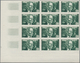 Frankreich: 1951, 100th Birthday Of Composer Vincent D‘Indy 25fr. Green IMPERFORATE Block Of Twelve - Sonstige & Ohne Zuordnung