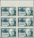 Frankreich: 1956, French Scientists Of 19th And 20th Century Complete Set Of Four In IMPERFORATE Blo - Sonstige & Ohne Zuordnung