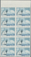 Frankreich: 1960, Stamp Day (Cable Ship) 0.20+0.05fr. IMPERFORATE Block Of Ten From Upper Margin, Mi - Sonstige & Ohne Zuordnung