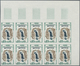 Frankreich: 1960, World Refugee Year 0.25+0.10fr. IMPERFORATE Block Of Ten From Upper Right Corner, - Sonstige & Ohne Zuordnung