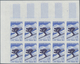 Frankreich: 1962, World Ski Championships In Chamonix Set Of Two In IMPERFORATE Blocks Of Ten From U - Andere & Zonder Classificatie