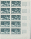 Frankreich: 1963, Stamp Day 0.20+0.05fr. ‚Post Rider‘ IMPERFORATE Block Of Ten From Lower Right Corn - Sonstige & Ohne Zuordnung