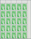 Frankreich: 1978, Definitives "Sabine De Gandon", MISSING PHOSPHOR (BRILLIANT GUM), 0.10fr.-3fr., Ei - Sonstige & Ohne Zuordnung