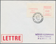 Delcampe - Frankreich - Automatenmarken: 1970/1984, Three Letters: Montgeron 0.40fr. Type 2 Single Franking On - Andere & Zonder Classificatie