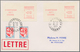Frankreich - Automatenmarken: 1970, Montgeron "SA 00001", 0.10fr. And 20fr., Both Type 2 In Combinat - Sonstige & Ohne Zuordnung