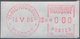 Delcampe - Frankreich - Automatenmarken: 1970, Montgeron "SA 00001", 0.30fr. Type 2 In Combination With 2x0.20f - Sonstige & Ohne Zuordnung