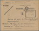 Frankreich - Portomarken: 1906, Post Official Pre-print Cover From Paris To Constantinopel, There Wr - 1960-.... Brieven & Documenten