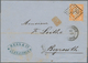 Französische Post In Ägypten - Alexandria: 1871/1875, 80 C Rose-carmine Napoléon Lauré, Tied By Nume - Other & Unclassified