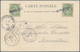 Französische Post In Der Levante: 1905, 2 X 5 C Green, Each Stamp Tied By Single-line PAQUEBOT, On P - Other & Unclassified