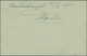 Französische Post In Der Levante: 1903, 1 Pia. On 25 C Blue Additional Franking On 10 C Registered P - Sonstige & Ohne Zuordnung