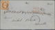 Französische Post In Der Levante: 1868, 40 C Napoleon With "5079" Rhombus Cancel And Besides Red Fra - Sonstige & Ohne Zuordnung