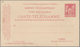 Frankreich - Ganzsachen: 1879/1880, 50 C Carmine Pneumatic Postal Stationery Card And 30c On 50c Ove - Andere & Zonder Classificatie
