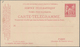 Frankreich - Ganzsachen: 1879/1880, 50 C Carmine Pneumatic Postal Stationery Card And 30c On 50c Ove - Other & Unclassified