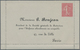 Frankreich - Ganzsachen: 1900s (approx). Letter Card 10c Semeuse Lignée "G. Bonjean, Paris". Unused. - Other & Unclassified