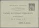 Frankreich - Ganzsachen: 1904, 30c Black "Postes Et Télégraphes" Postal Stationery Folded Letter Wit - Andere & Zonder Classificatie