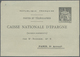 Frankreich - Ganzsachen: 1904, 30c Black "Postes Et Télégraphes" Postal Stationery Folded Letter Wit - Other & Unclassified