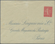 Frankreich - Ganzsachen: 1907/1920. Private Envelope 10c Semeuse Lignée "Laguionie Et Cie, Paris". U - Andere & Zonder Classificatie