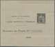 Frankreich - Ganzsachen: 1921/1931, 60c Black "Postes Et Télégraphes" Postal Stationery Folded Lette - Andere & Zonder Classificatie