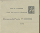 Frankreich - Ganzsachen: 1932/1938, 1.50 F Black "Postes Et Télégraphes" Postal Stationery Folded Le - Other & Unclassified