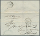 Frankreich - Stempel: 1870, "STE. MARTHE 3 AOUT 70" Octogonal Mark On Lettersheet Dated "Honda 19 Ju - 1801-1848: Voorlopers XIX