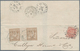 Frankreich - Besonderheiten: 1877, 1/2 R. Emblem, Cut With K2 "La Guaira" On Large Letter Part With - Sonstige & Ohne Zuordnung