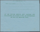 Gibraltar - Ganzsachen: 1961 Unused Postal Stationery Aerogram 6d Brown On Blue, Brown Colour Is Mis - Gibraltar