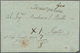 Griechenland - Vorphilatelie: 1840, "Leta Arrta Per Mare" Cursive Handwriting One-liner On Folded Le - ...-1861 Voorfilatelie