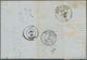 Griechenland: 1867, 5 L Green, 20 L Blue And 40 L Violet Afterfranking On Folded Letter From Venezia - Brieven En Documenten