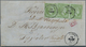 Griechenland: 1874, Folded Envelope Bearing Three 5 L. Green With Numeral "5" On Reverse (removed An - Briefe U. Dokumente