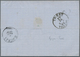 Griechenland: 1878/1884, Interesting Folded Letter Pair With 10 L And 20 L From Patras To Triest And - Brieven En Documenten