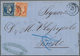 Griechenland: 1878/1884, Interesting Folded Letter Pair With 10 L And 20 L From Patras To Triest And - Covers & Documents