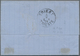 Griechenland: 1878/1884, Interesting Folded Letter Pair With 10 L And 20 L From Patras To Triest And - Covers & Documents