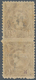 Griechenland: 1900, 1 Dr On 40 L Lilac Vertical Pair Horizontal Imperforated In The Middle, Unused W - Brieven En Documenten