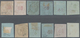 Griechenland - Stempel: 1865/1877, Greek Post Offices Abroad, Group With 12 Stamps, Comprising 'Herm - Postmarks - EMA (Printer Machine)