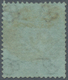 Großbritannien: 1856 QV 1s. Green On Azure Paper, Wmk Emblems, Used And Cancelled By Greenwich Numer - Other & Unclassified