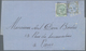 Großbritannien: 1881 (7.2.), Folded Entire Bearing QV ½d. Deep Green And 2½d. Blue (plate 20) Both W - Andere & Zonder Classificatie