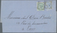 Großbritannien: 1881 (7.2.), Folded Entire Bearing QV ½d. Deep Green And 2½d. Blue (plate 20) Both W - Other & Unclassified